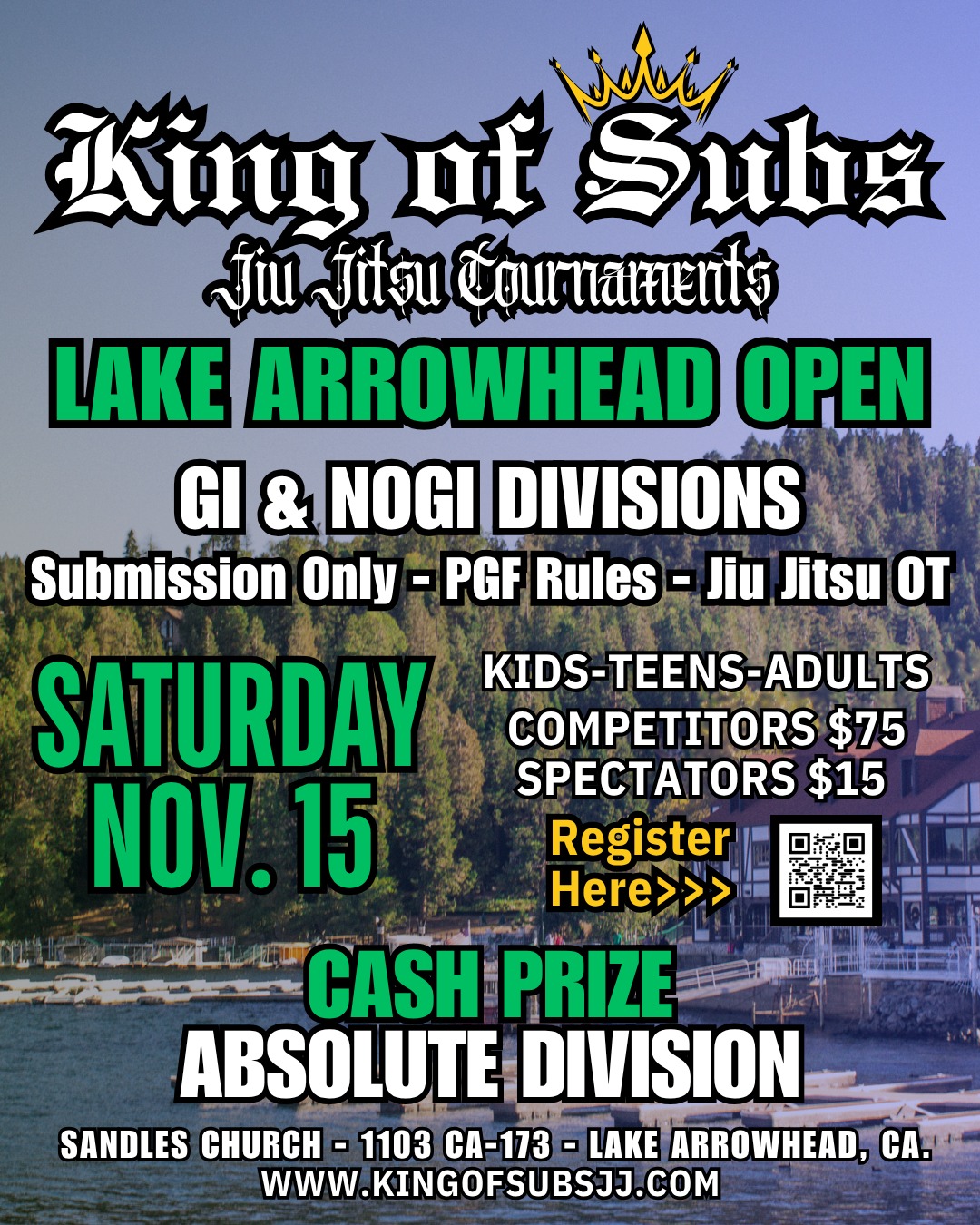 Lake Arrowhead Open flyer