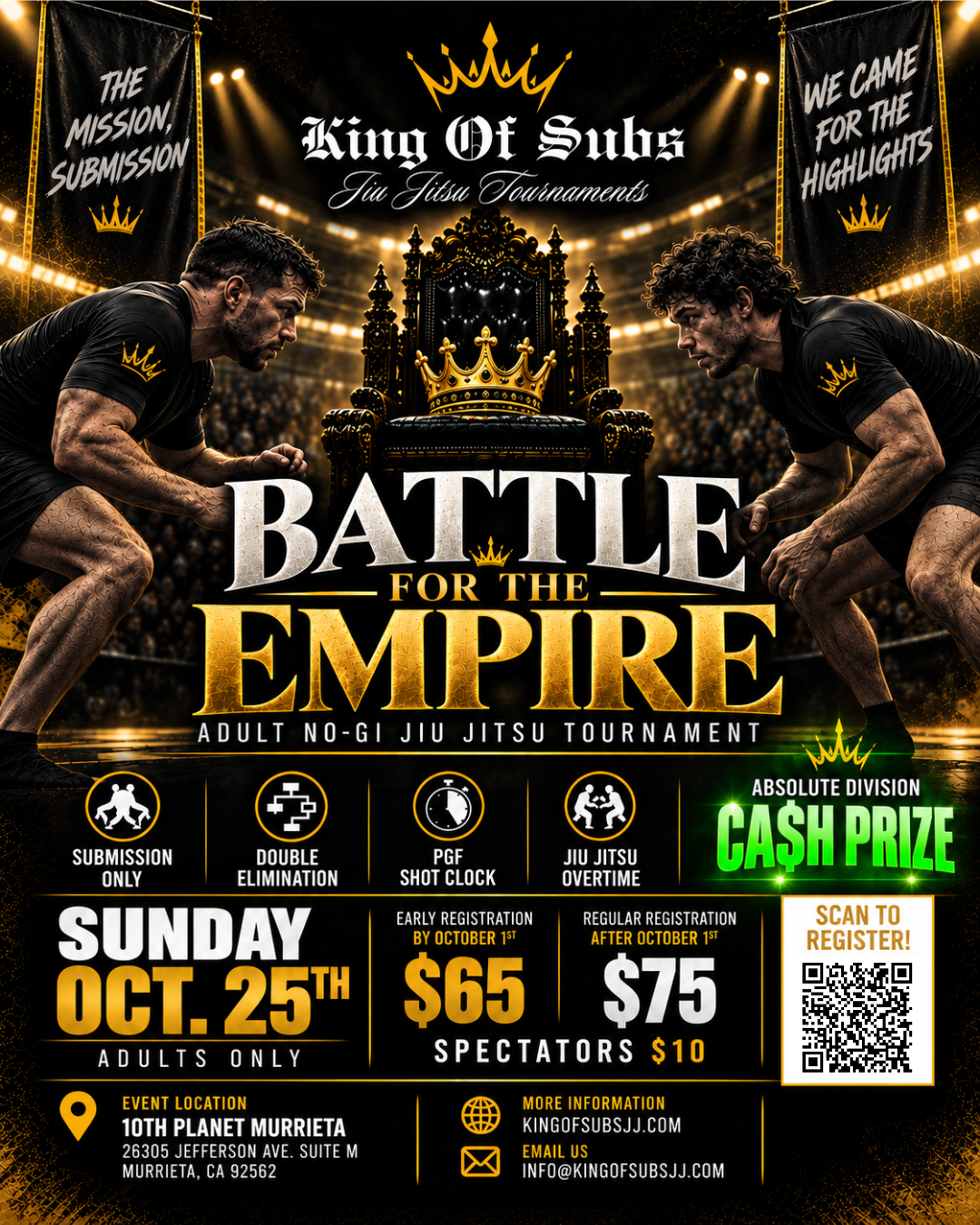 Battle for the Empire flyer