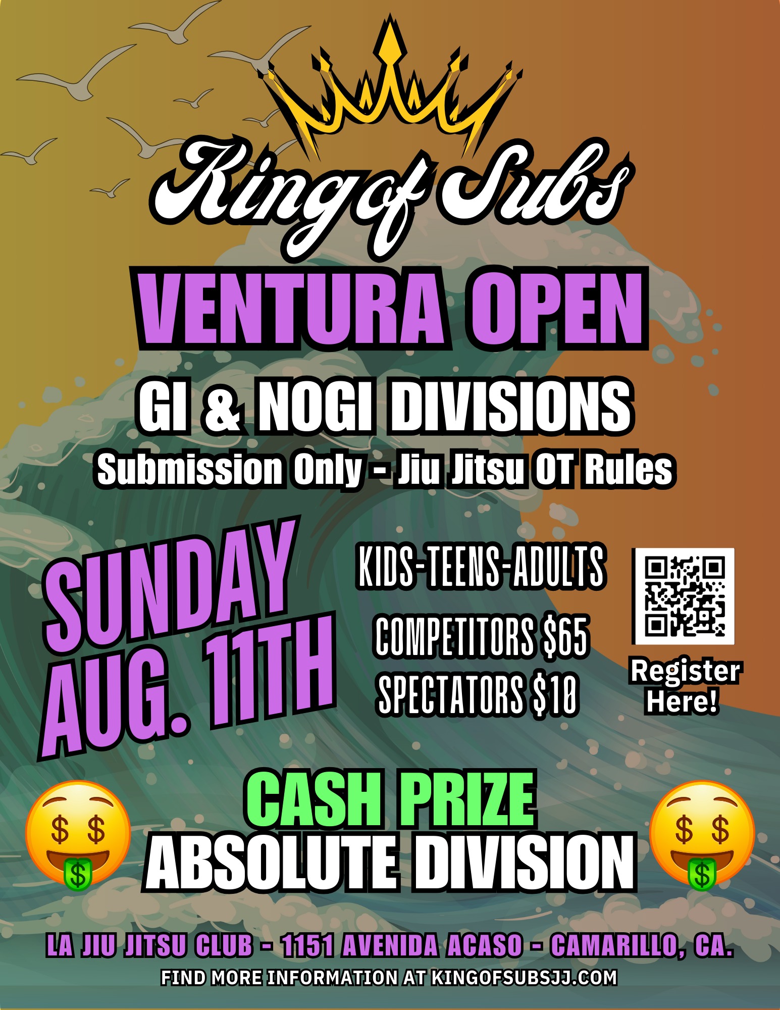 Ventura Open GI & NOGI flyer